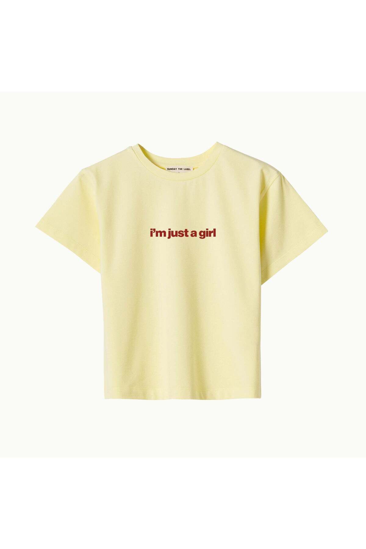 SUNDAY THE LABEL I'M JUST A GIRL - BABY TEE