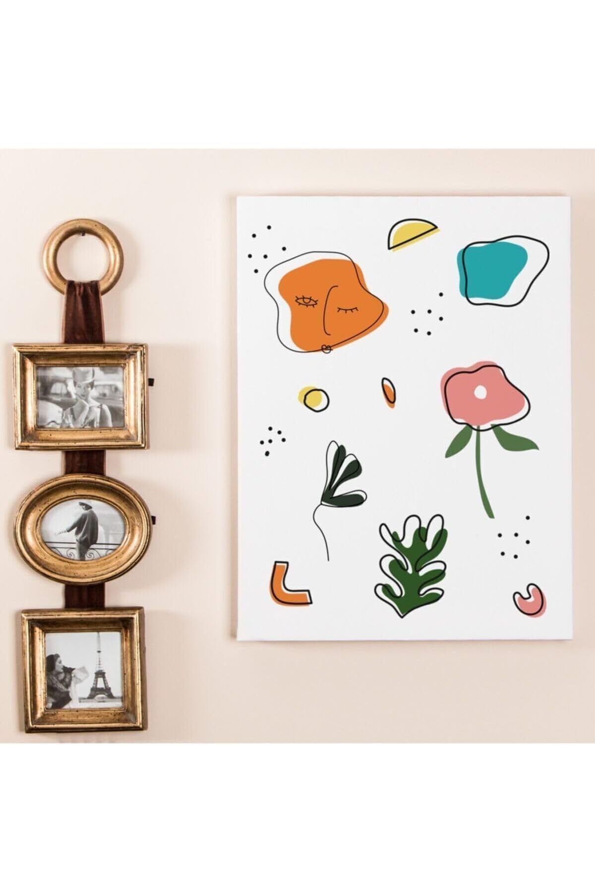 STOREMAX OZN Abstract Tasarımlı Dekorasyon 30X40 Kanvas Tablo OZNstre 1094633