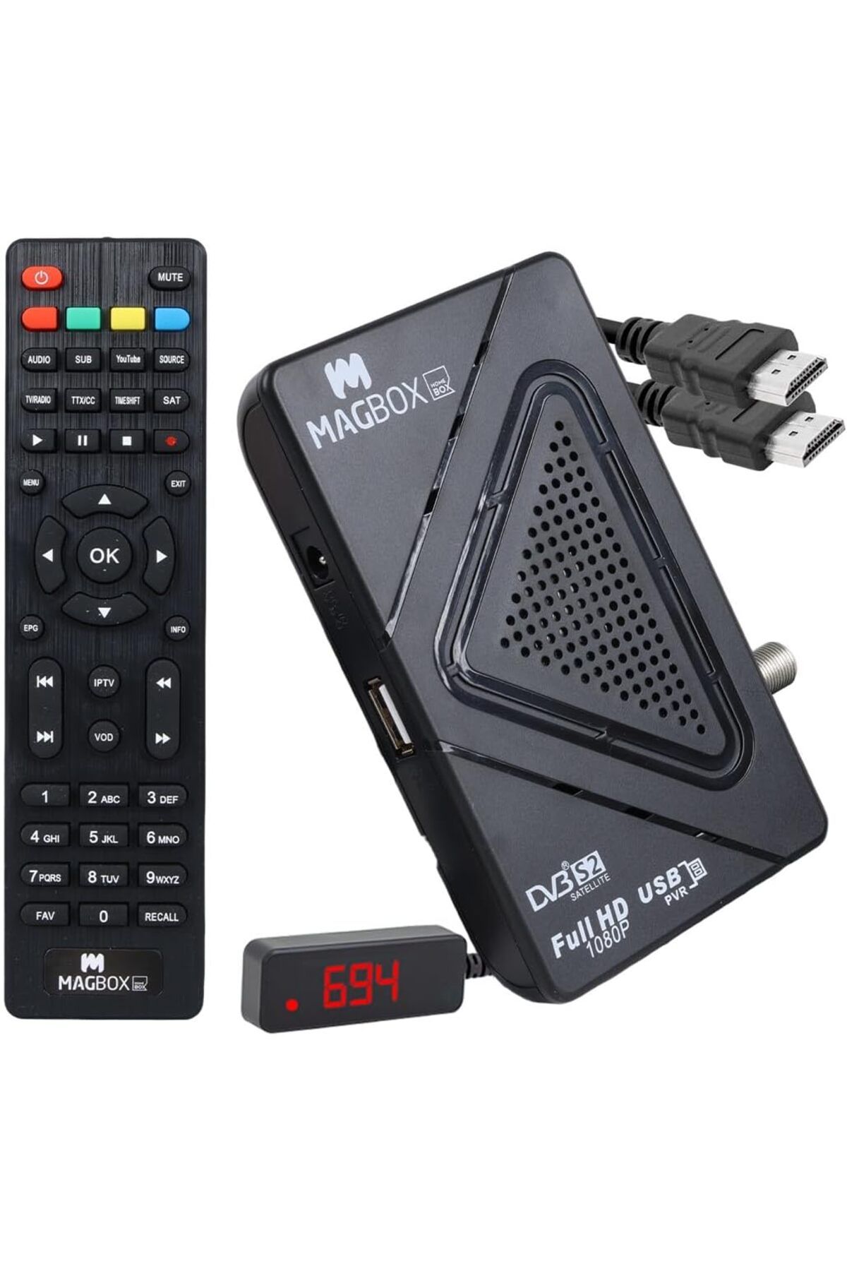 Mu Art Ahşap Mrt Lua Magbox, Homebox, Full HD, Uydu Alıcısı, 4000 Kanal, TKGS, Youtube, USB Destekli, Uzatma D