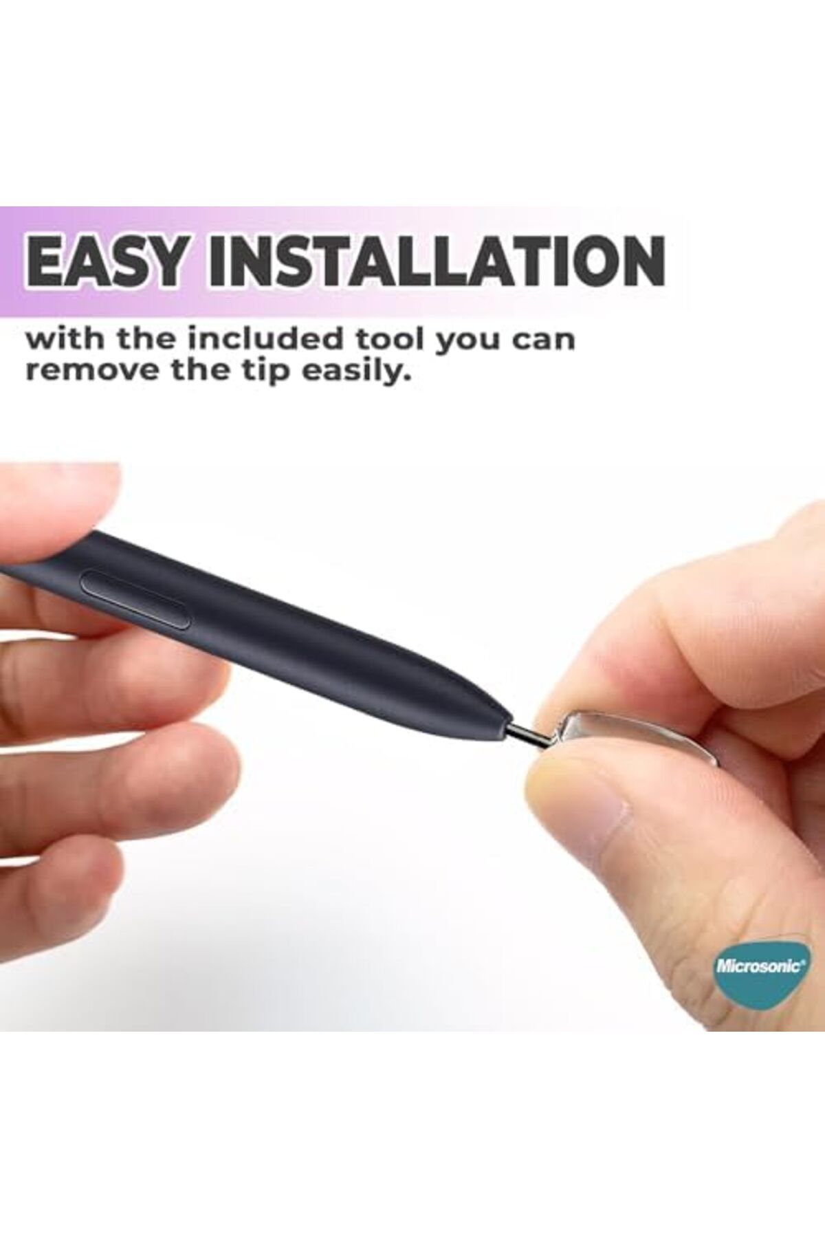Mu Art Ahşap Mrt Galaxy Tab S9 X710 Pencil Uçları 5`li Paket Siyah Art 871301