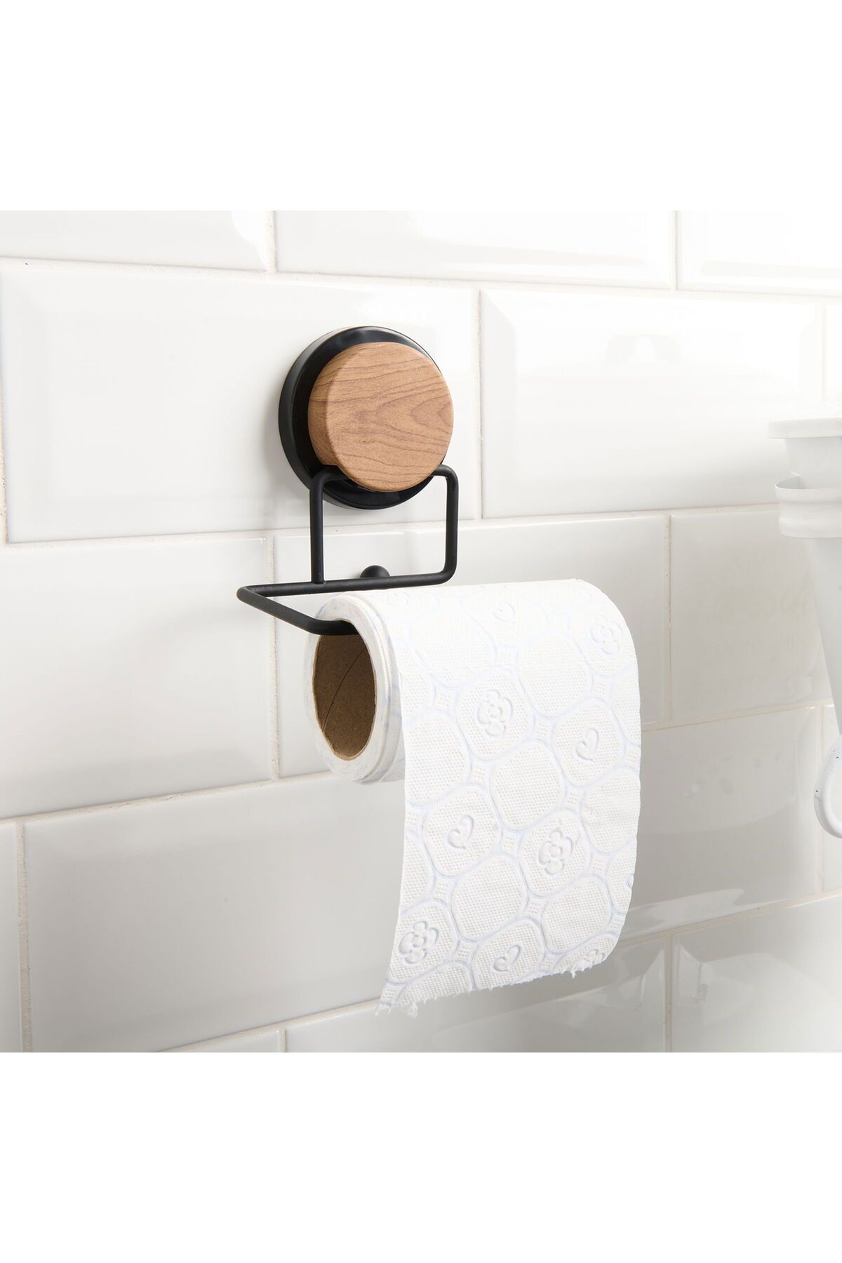 MATMEL Wc Kağıtlığı - Siyah - 12 cm