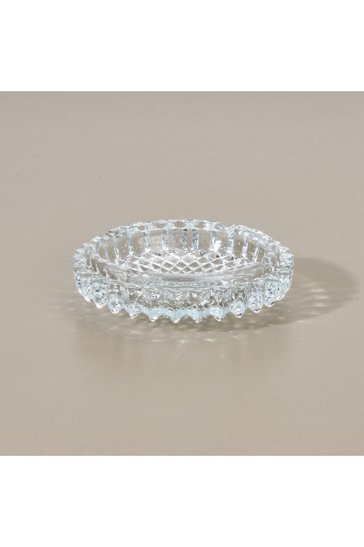 ASPARTAM Glass Cam Küllük - Şeffaf - 12x2,5 cm