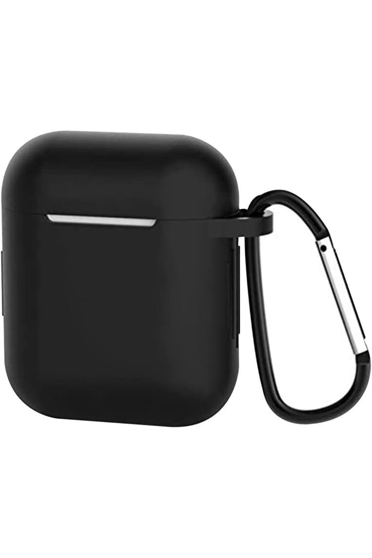 STOREMAX OZN Trend AirPods 2/1 Nesil Uyumlu Kılıf Silicone Fit (Silikon) Black OZNstre 1094633