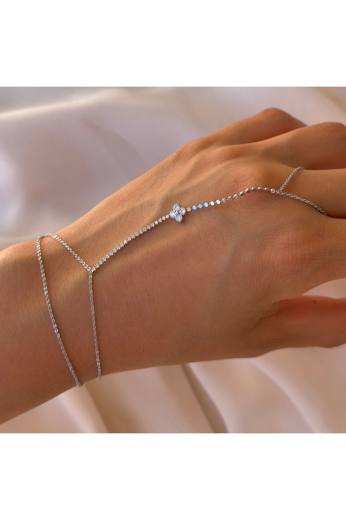 Jiwi Silver Çiçekli Şahmeran