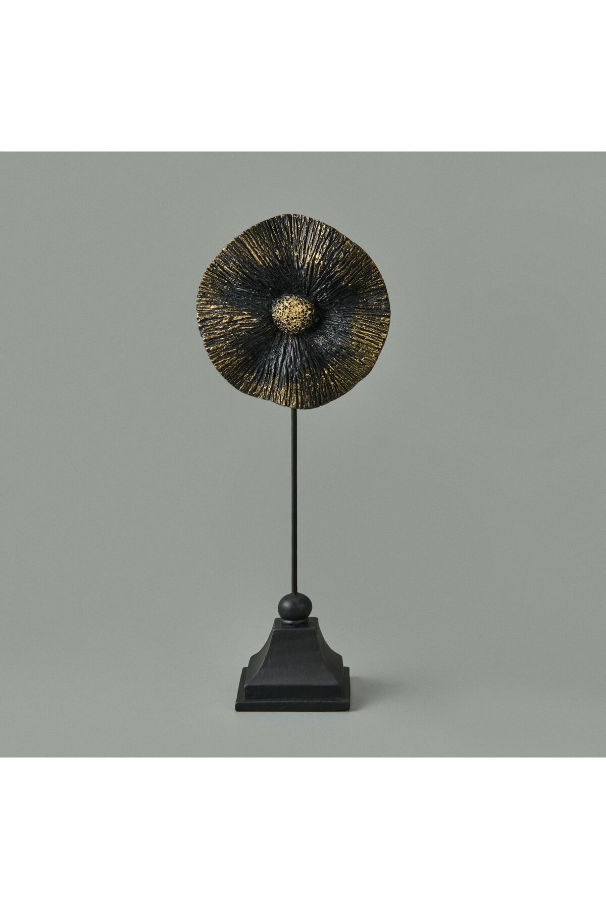 ASPARTAM Begonvil Dekor - Siyah / Gold - 32 cm
