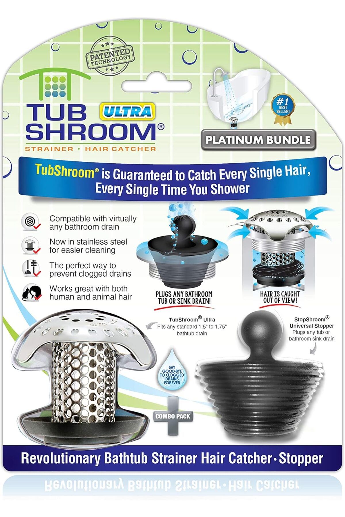 STOREMAX ELZ Ultra Paslanmaz Çelik Yuvarlak Drenaj Banyo, Duş Saç Tutucu, Lavabo Süzgeci FRNTR 1127478