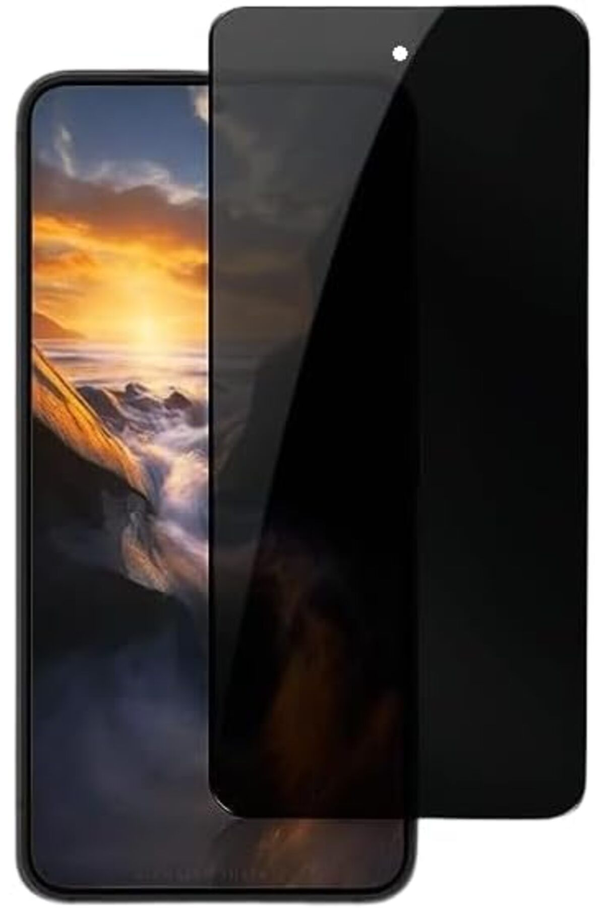 STOREMAX OZN es Galaxy S23 FE Gizli Hayalet Ekran Koruyucu, Yandan Görünmeyen Full Ekran Koruyucu Cam, Tam