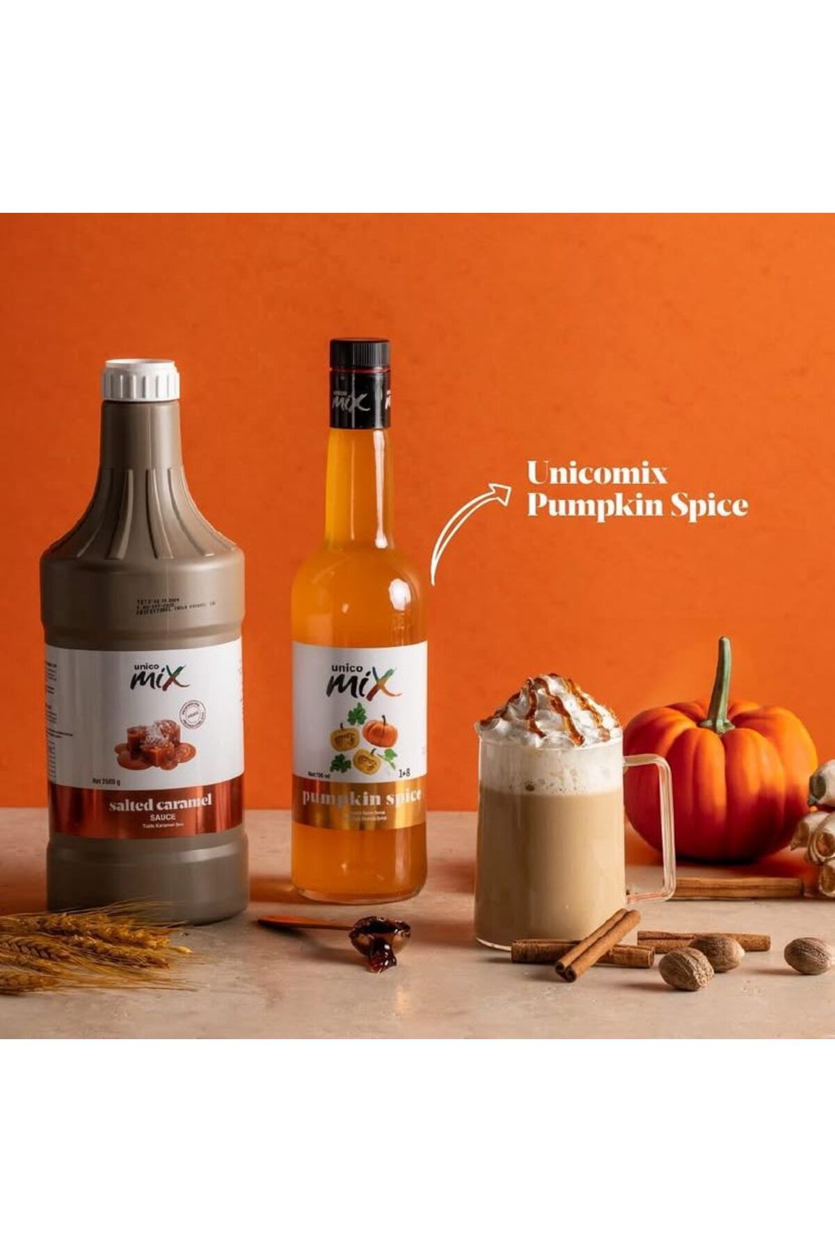 Unicomix Balkabağı Şurubu 700 ml Cam Şişe