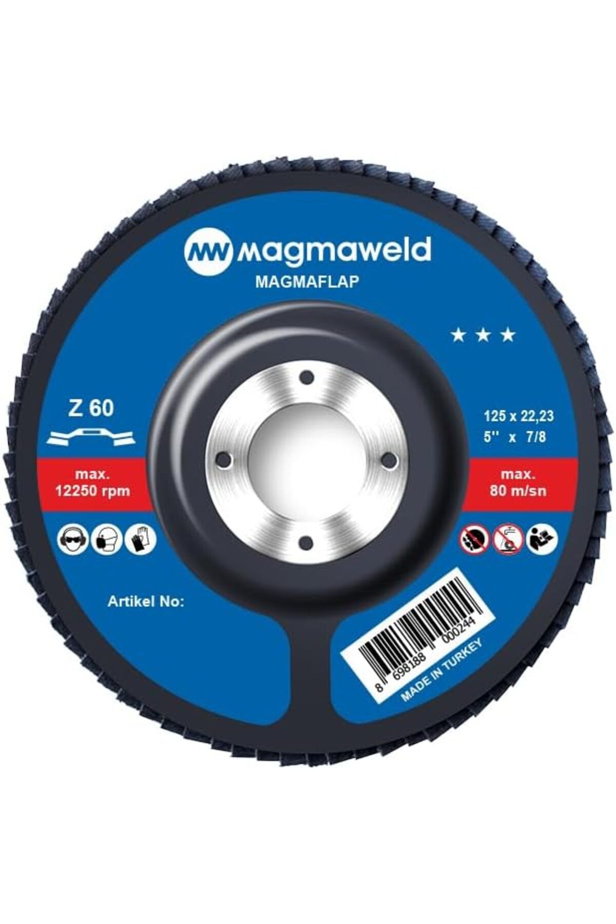 STOREMAX Magmaflap 60 Kum-ZR 125x22 mm 10 Adet