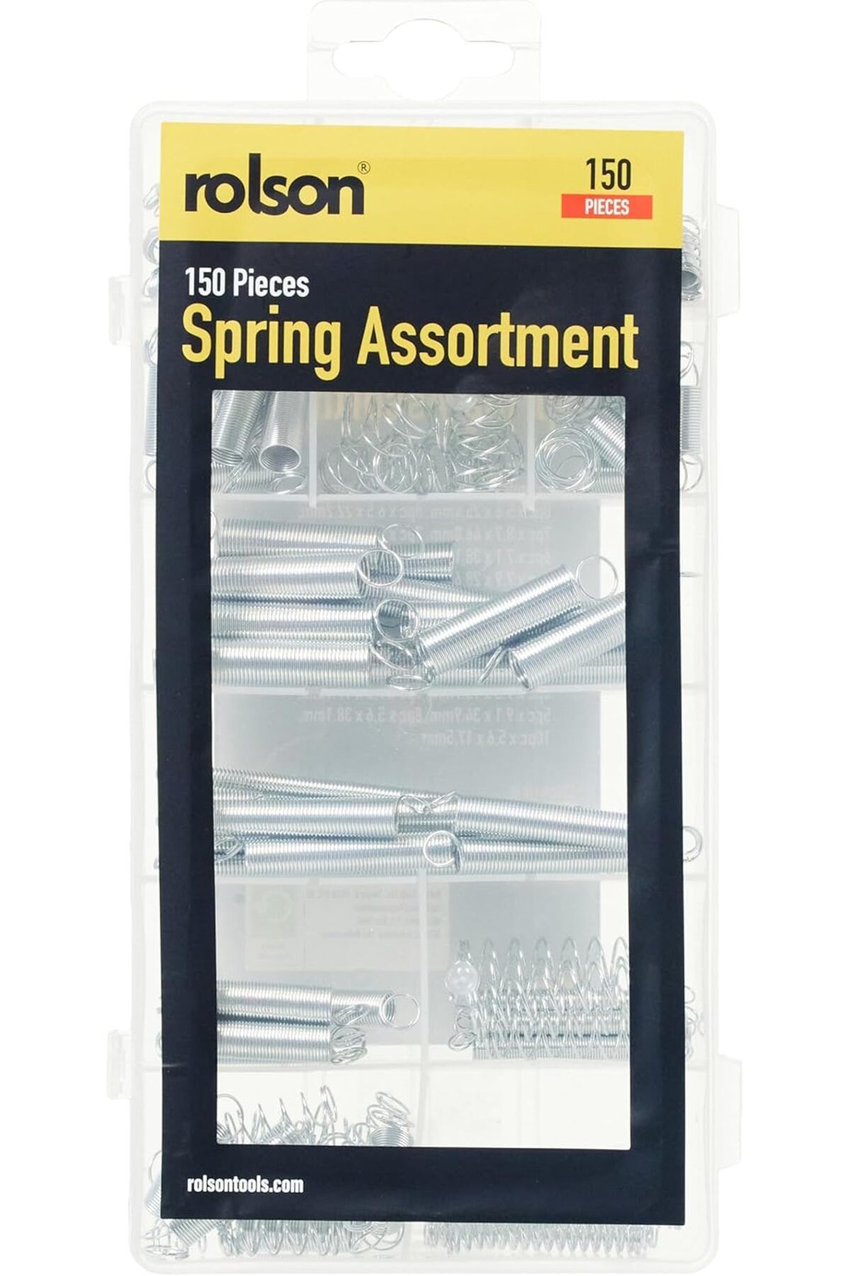 STOREMAX OZN 61298 150 pc Spring Assortment,Silver OZNstre 1094633