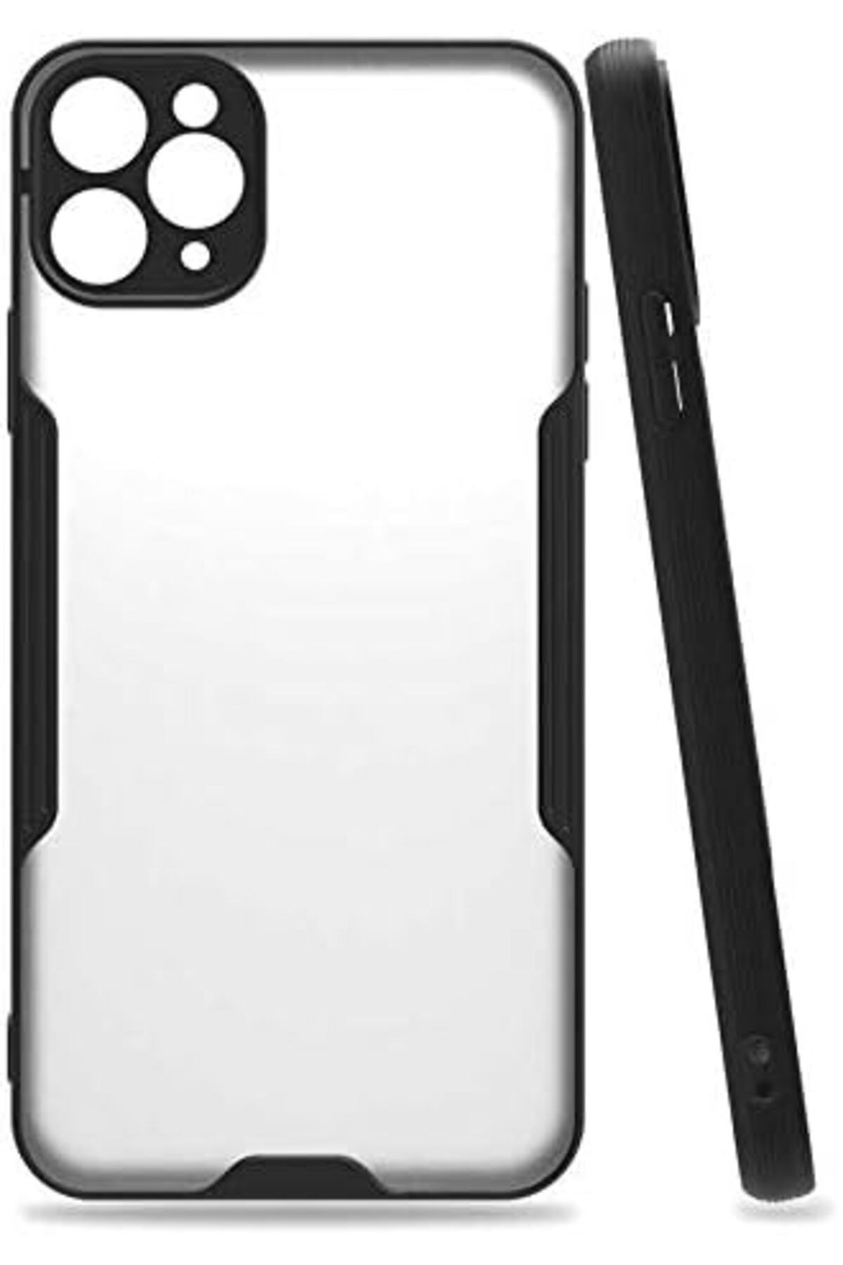 STOREMAX OZN 11 Pro Uyumlu Kamera Korumalı İnce Silikon Kılıf (Siyah) OZNstre 1094633