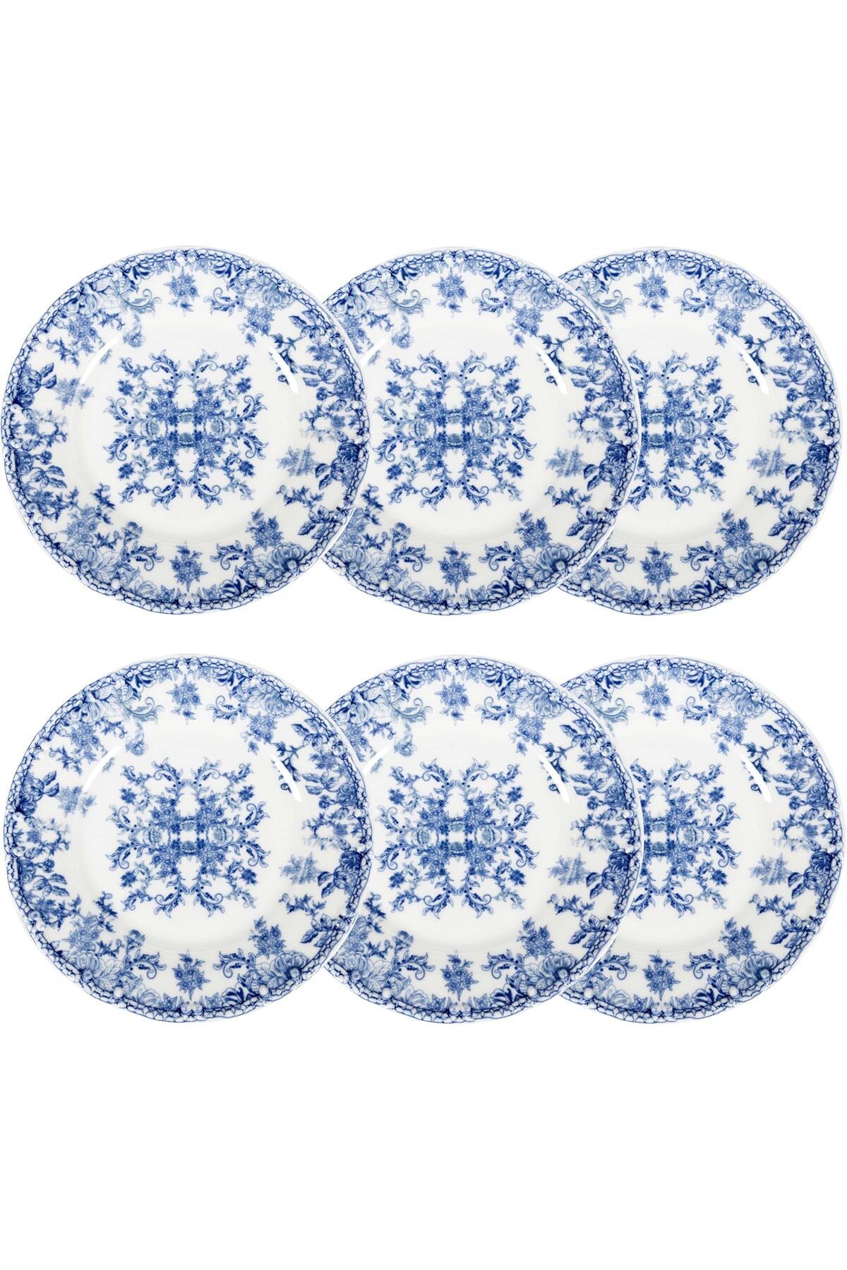 STOREMAX ELZ Concept Blue Dream Pasta Tabağı Seti 6'lı- 20 cm FRNTR 1127478
