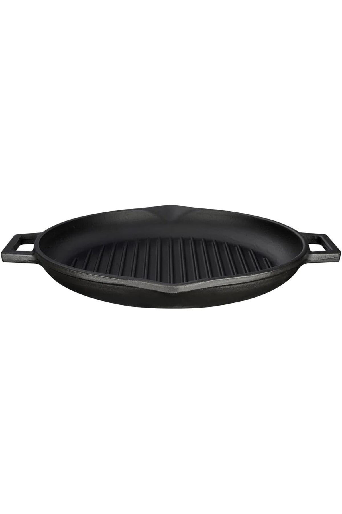 STOREMAX ELZ Döküm Yuvarlak Izgara Tava, Metal Kulplu, 26cm, Siyah FRNTR 1127478