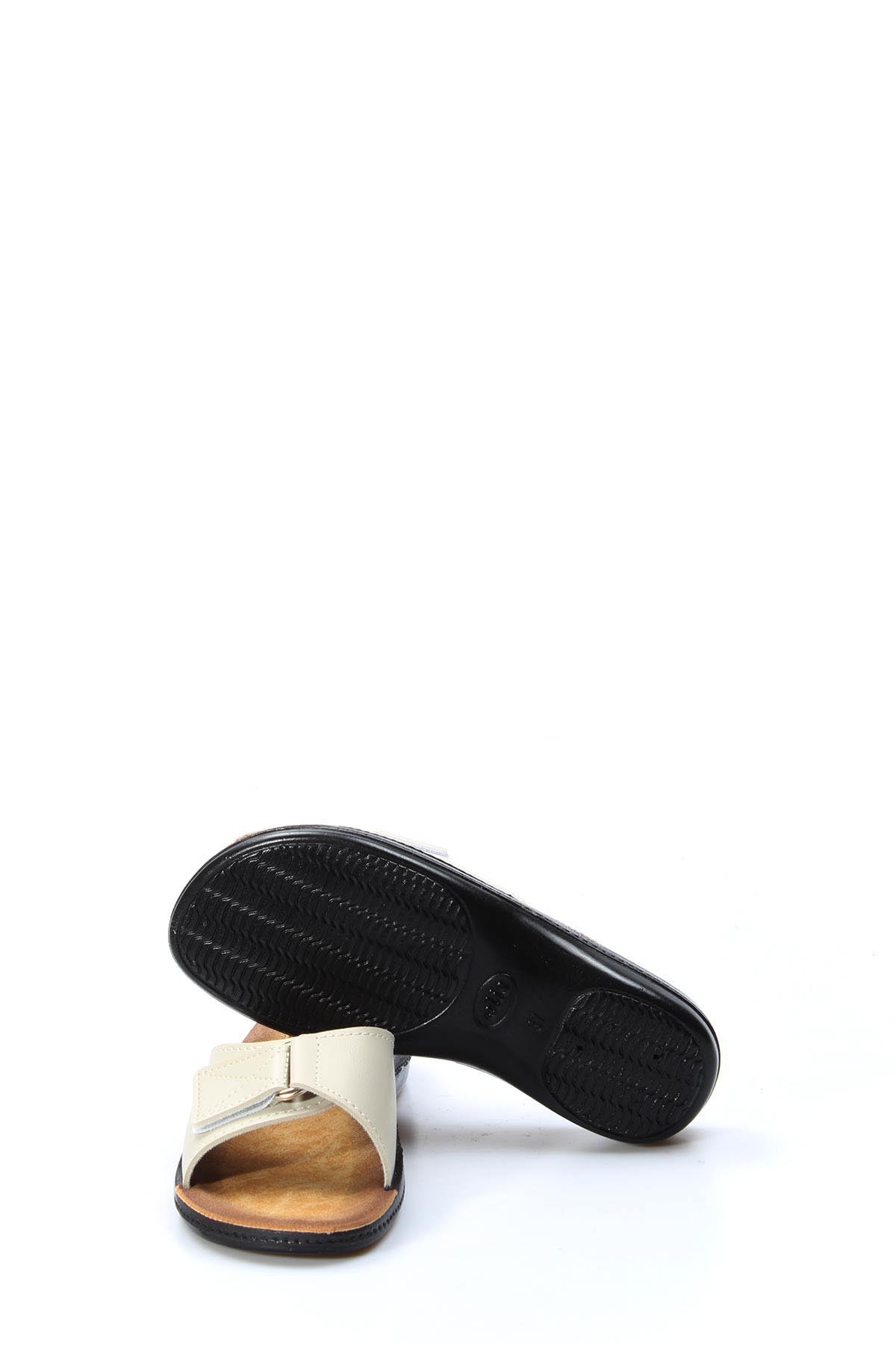 FAST STEP-Women's Comfortable Comfortable Summer Daily Home Holiday Buckle Mother Slippers Beige 001zaelıspoly 5