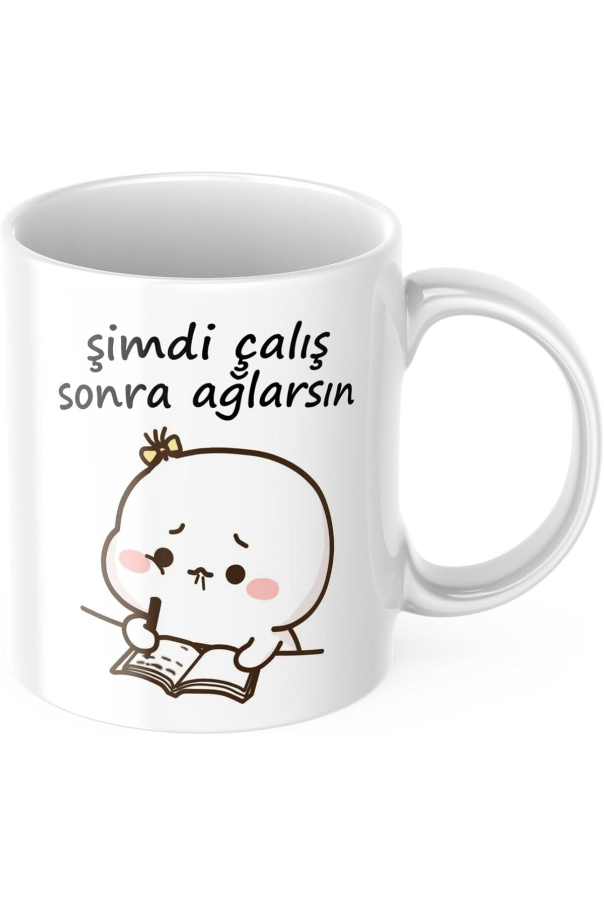 STOREMAX Ezg Çalış Sonra Ağlarsın Komik Kupa Bardak Yazılı Hediyelik Çay Kahve Kupası Ezsnshop 10657