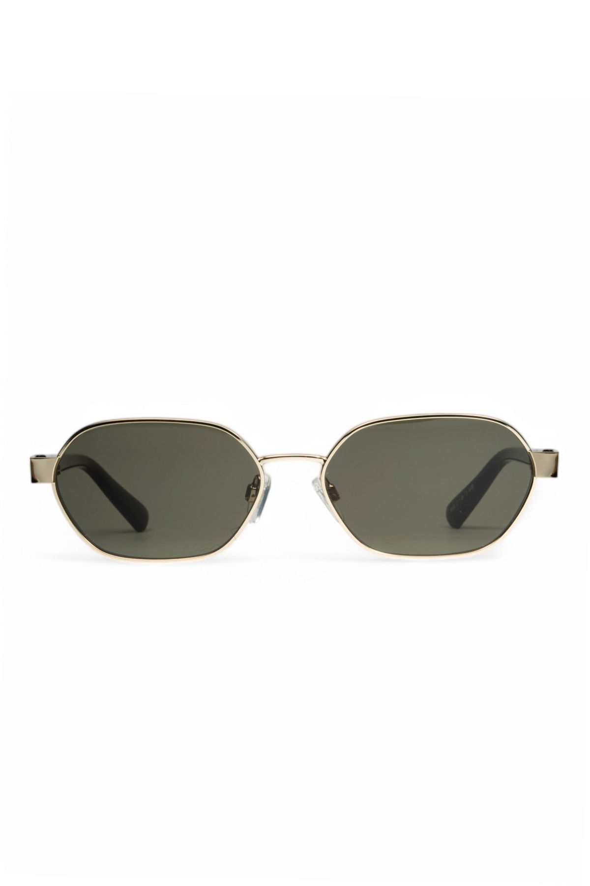 Daniel Klein Unisex Oval Çerçeveli Altın Metal Güneş Gözlüğü