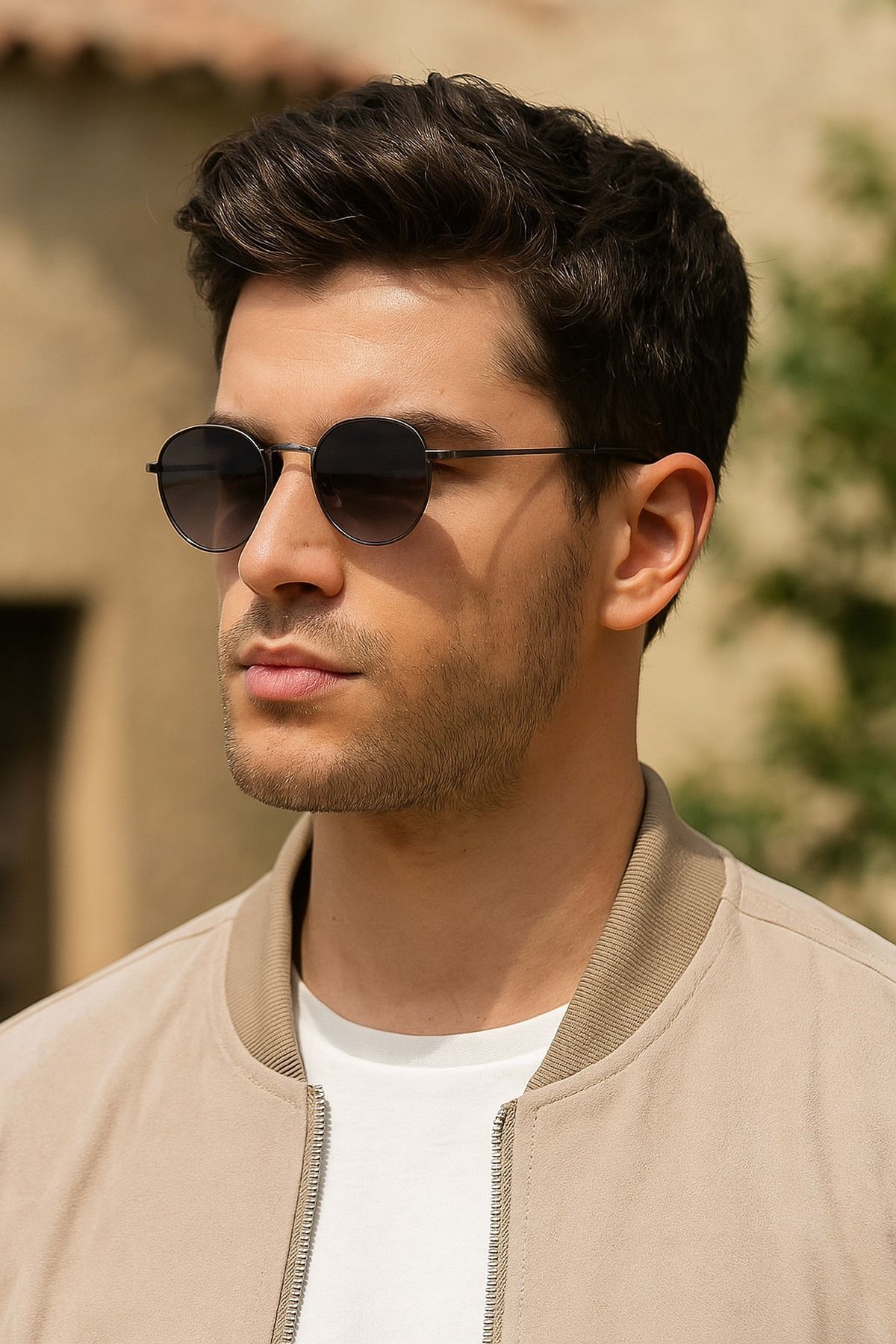 Daniel Klein Yeni Sezon Siyah Metal Çerçeve Füme Cam Polarize Erkek Güneş Gözlüğü