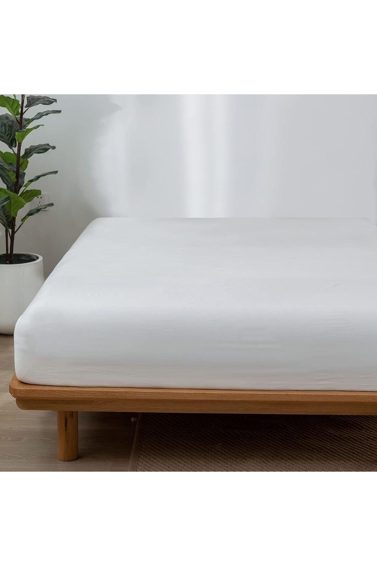 YALITEKS HOME Lastikli Çarşaf Seti Çift Kişilik Pamuklu + 2 Yastık Kılıfı | 180x200+30cm -50x70cm |