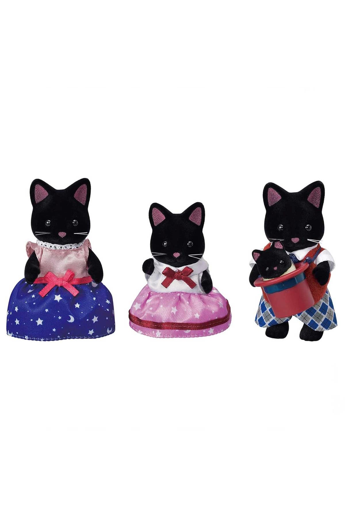 TOYFEST Sylvanian Families Kara Kedi Ailesi 5530