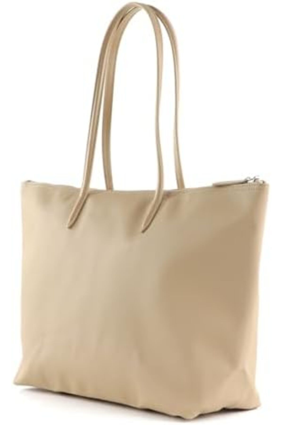 ★LACOSTE★ Women's Lenglen Large Tote Bag Beige NU5015D55GC Women's Large Lenglen Leather Bag - Bags - New In 2025 | Lacoste