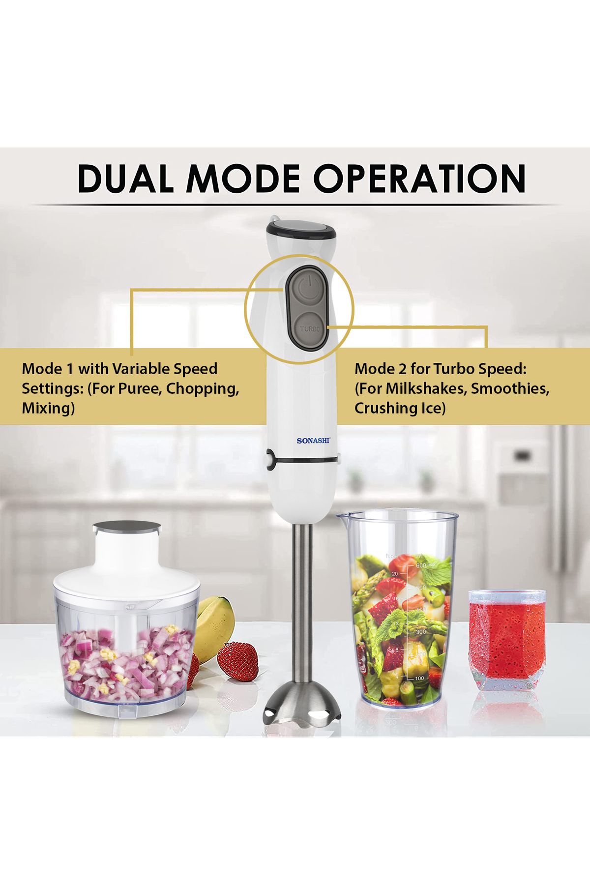 sonashi-4-in-1 Hand Blender Chopper Whisker Mixer 6