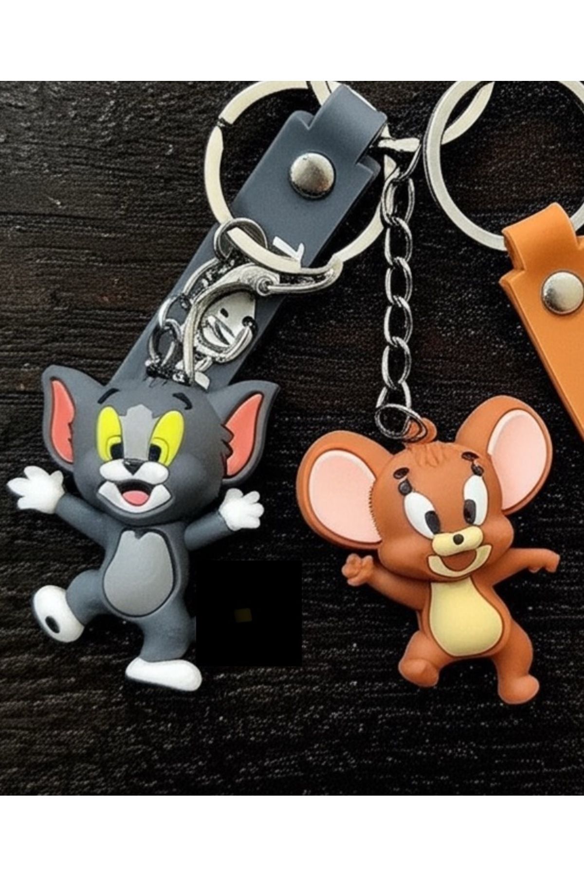 Aychra Tom Ve Jerry 3D Çift Anahtarlık
