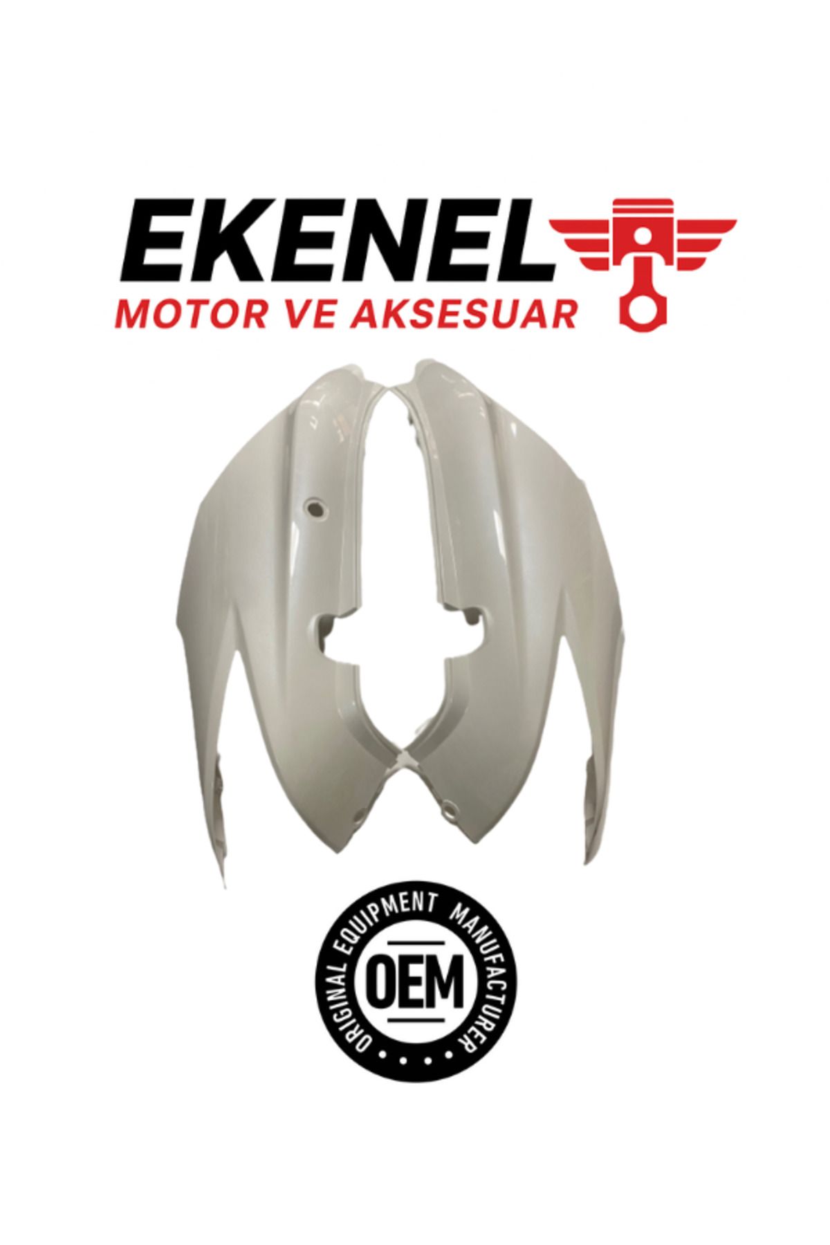 OEM Honda Fizy 125 Sele Altı Yan Kapak Takım Etiketsiz Beyaz OEM | Orijinal Renkli Gövde Kaplaması