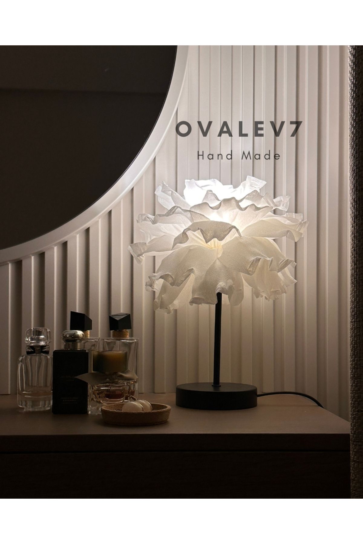 OVALEV Özel Tasarım Medusa Model Abajur Aydınlatma