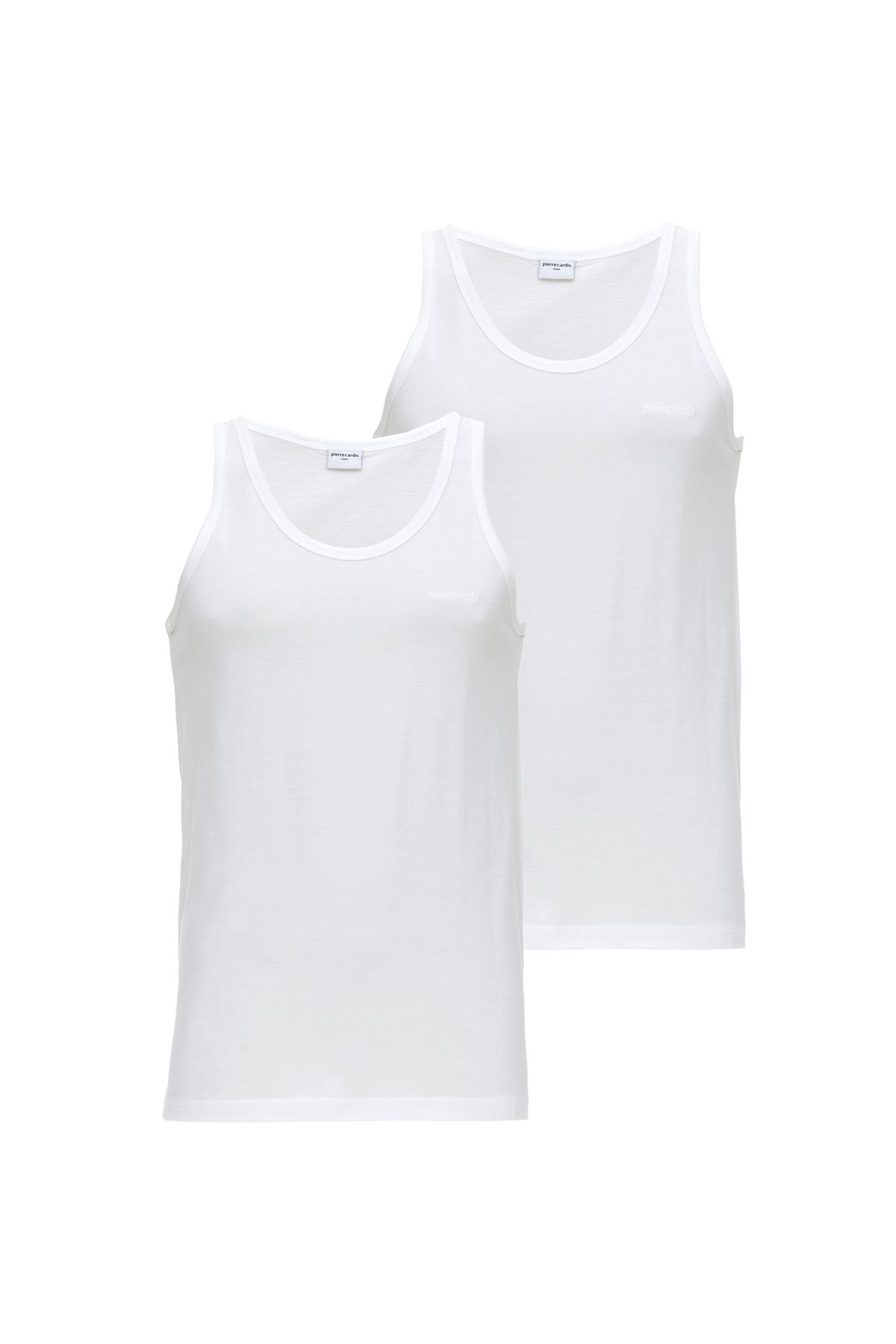 Pierre Cardin Beyaz Pamuklu 2'li Atlet 50315289-600