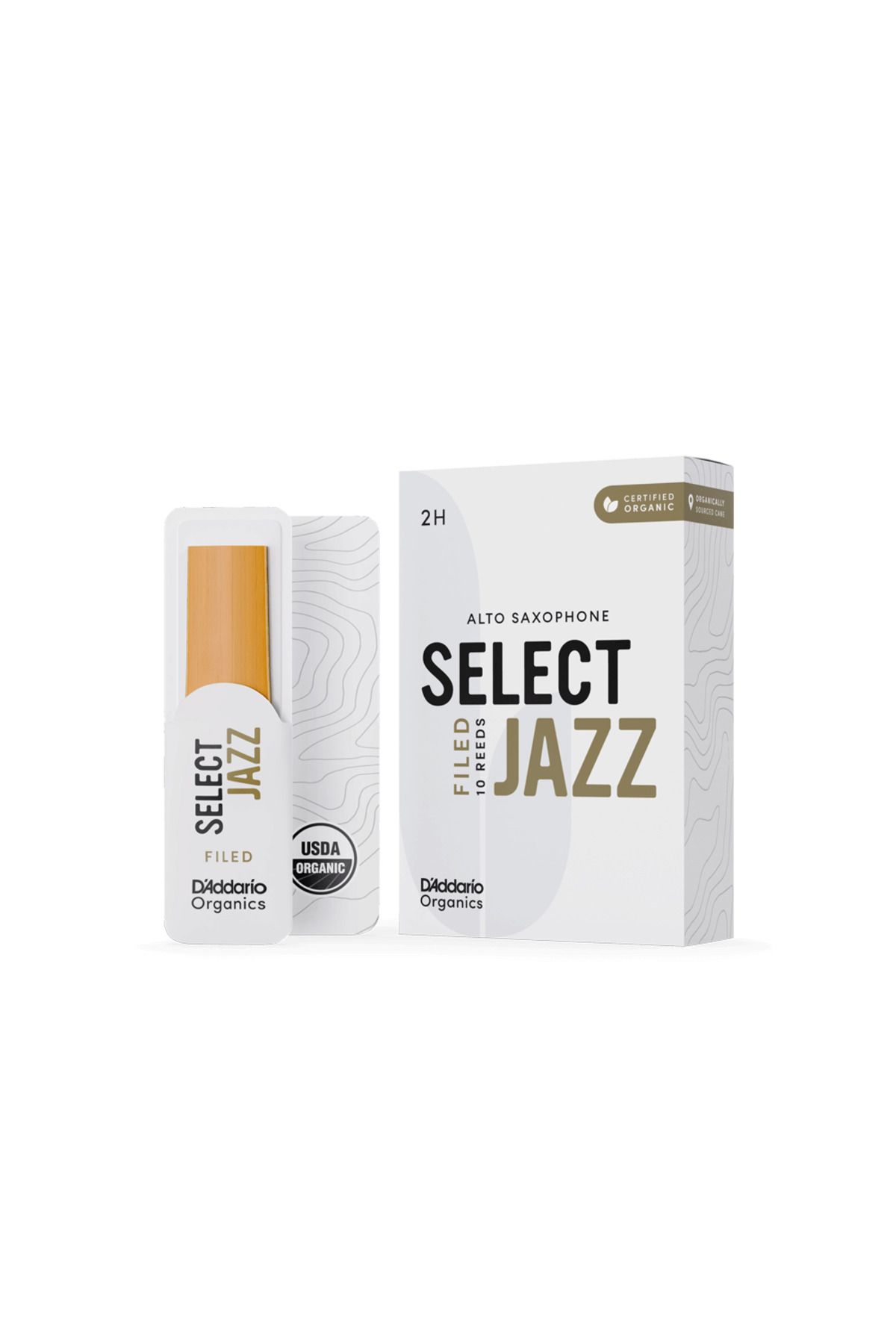 Daddario D'Addario Woodwinds Organic Select Jazz Alto Saksafon Kamışı No:2 Hard