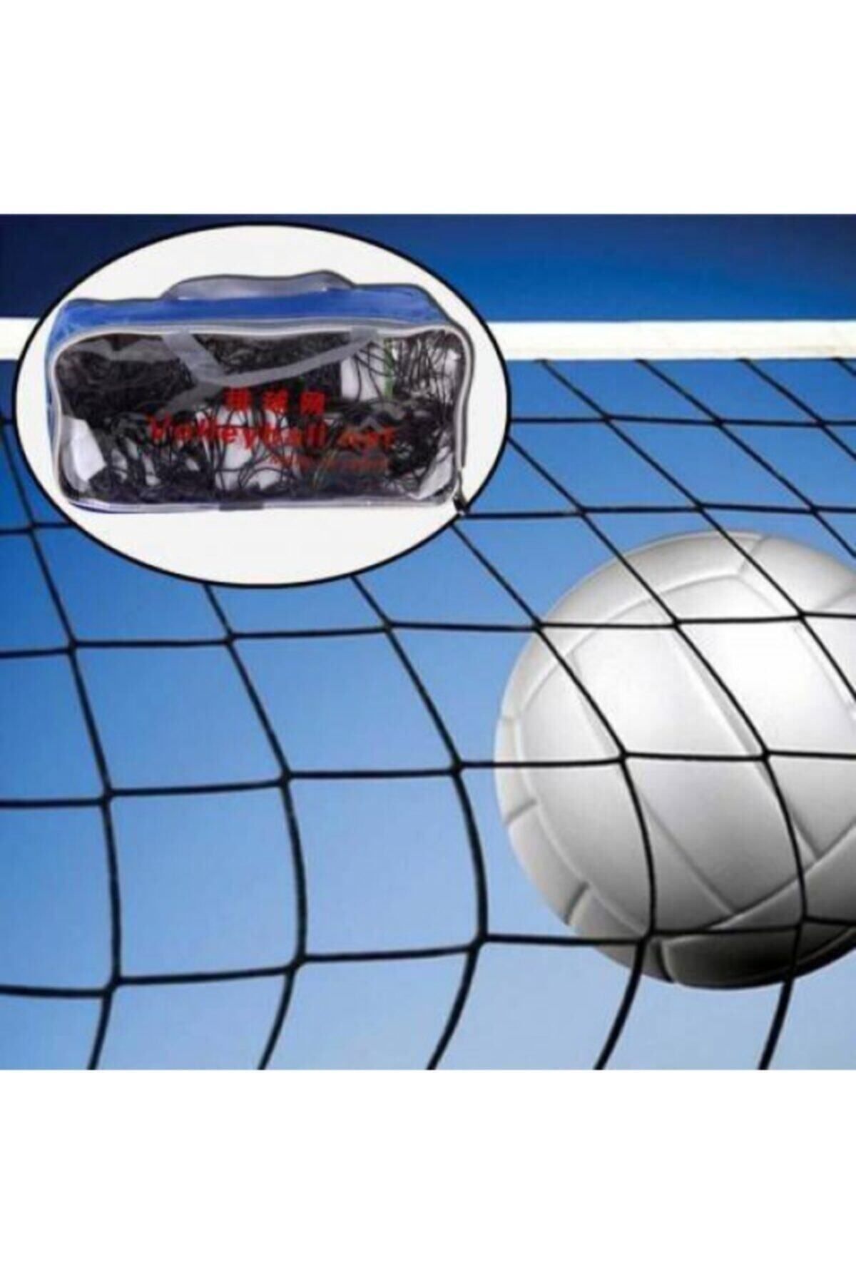Mhm Collections Voleybol Filesi Telli Voleybol Ağı Üst Taraf Bantlı 2mm-12x12cm Göz