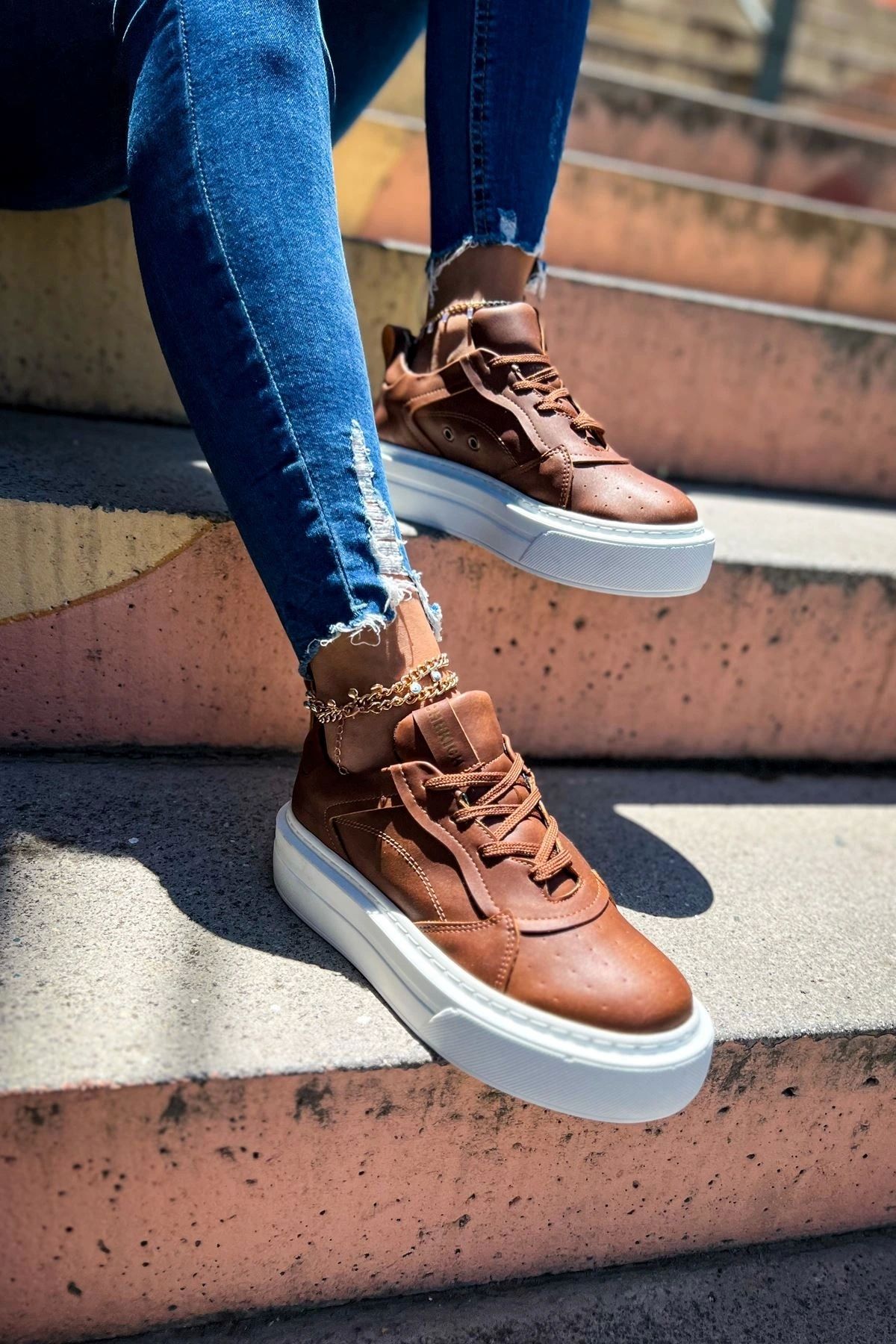 OurStyles CH187 CBT Kadın Ayakkabı TABA