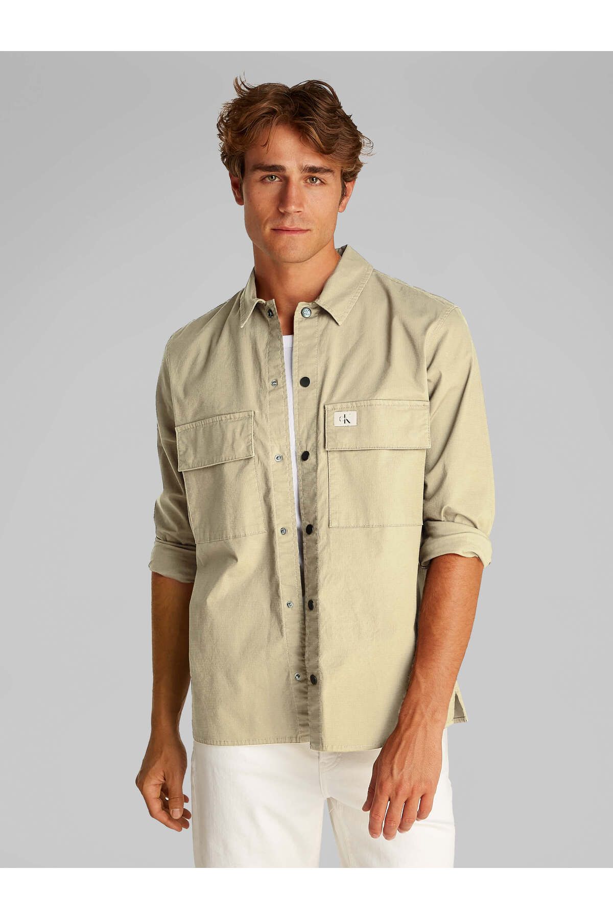 Calvin Klein CARGO COTTON RIPSTOP OVERSHIRT