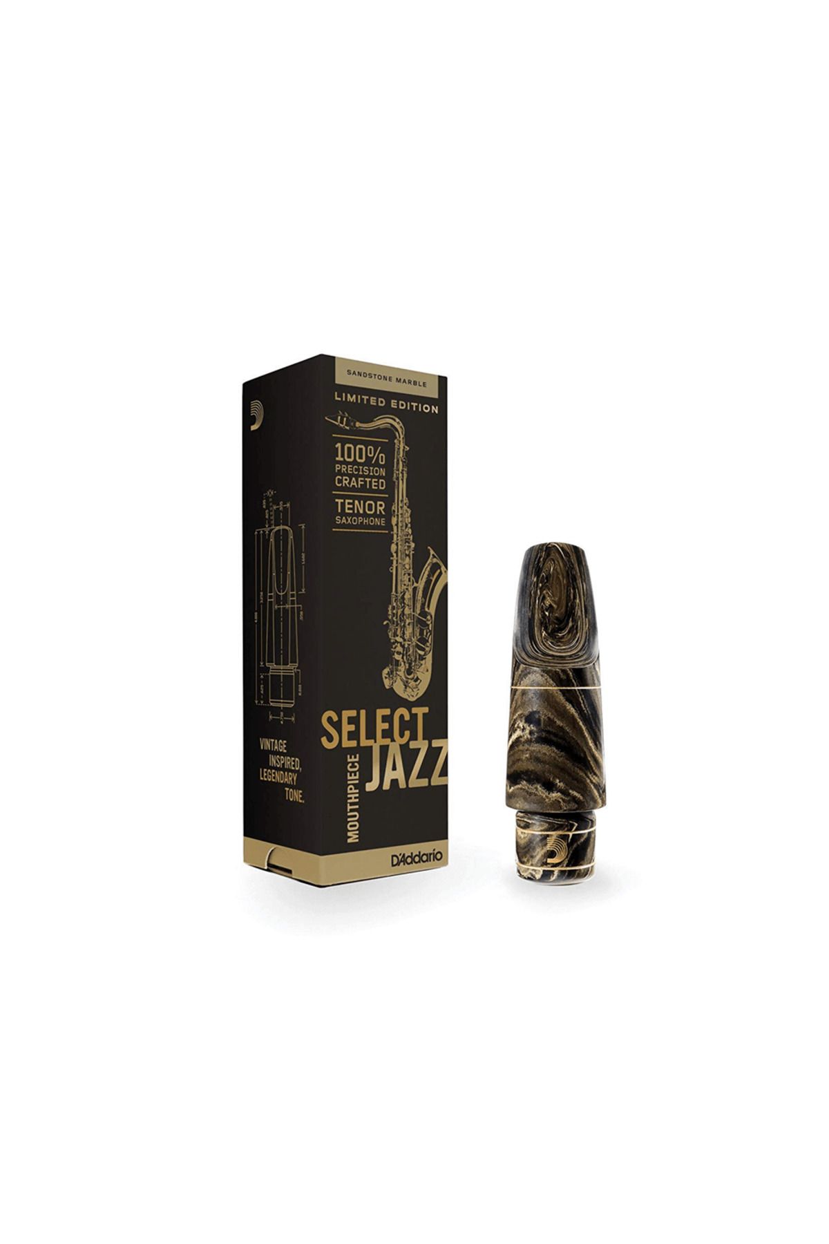 Daddario D'Addario Woodwinds Select Jazz D8M Marble Tenor Saksafon Beki