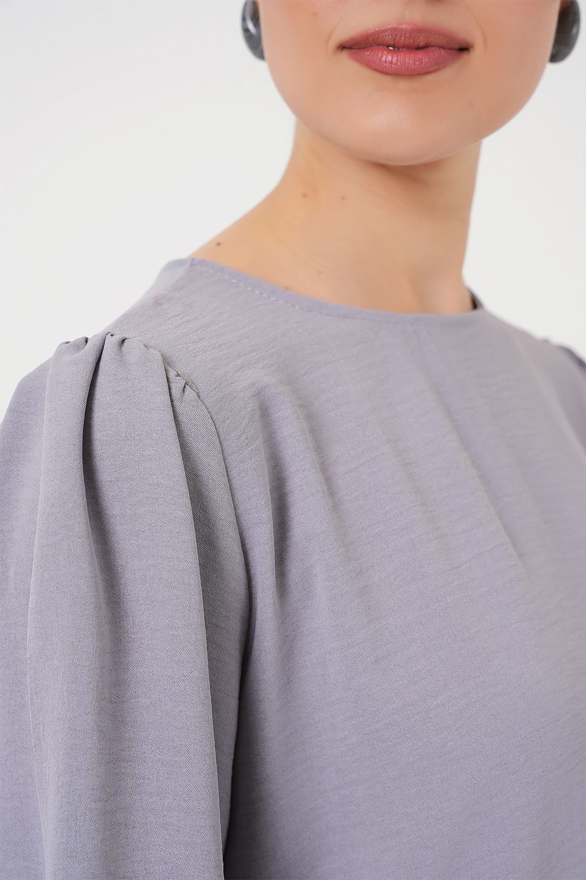 Bigdart-Ayrobin Tunic Pants Bottom Top Suit 6712 - Gray 5
