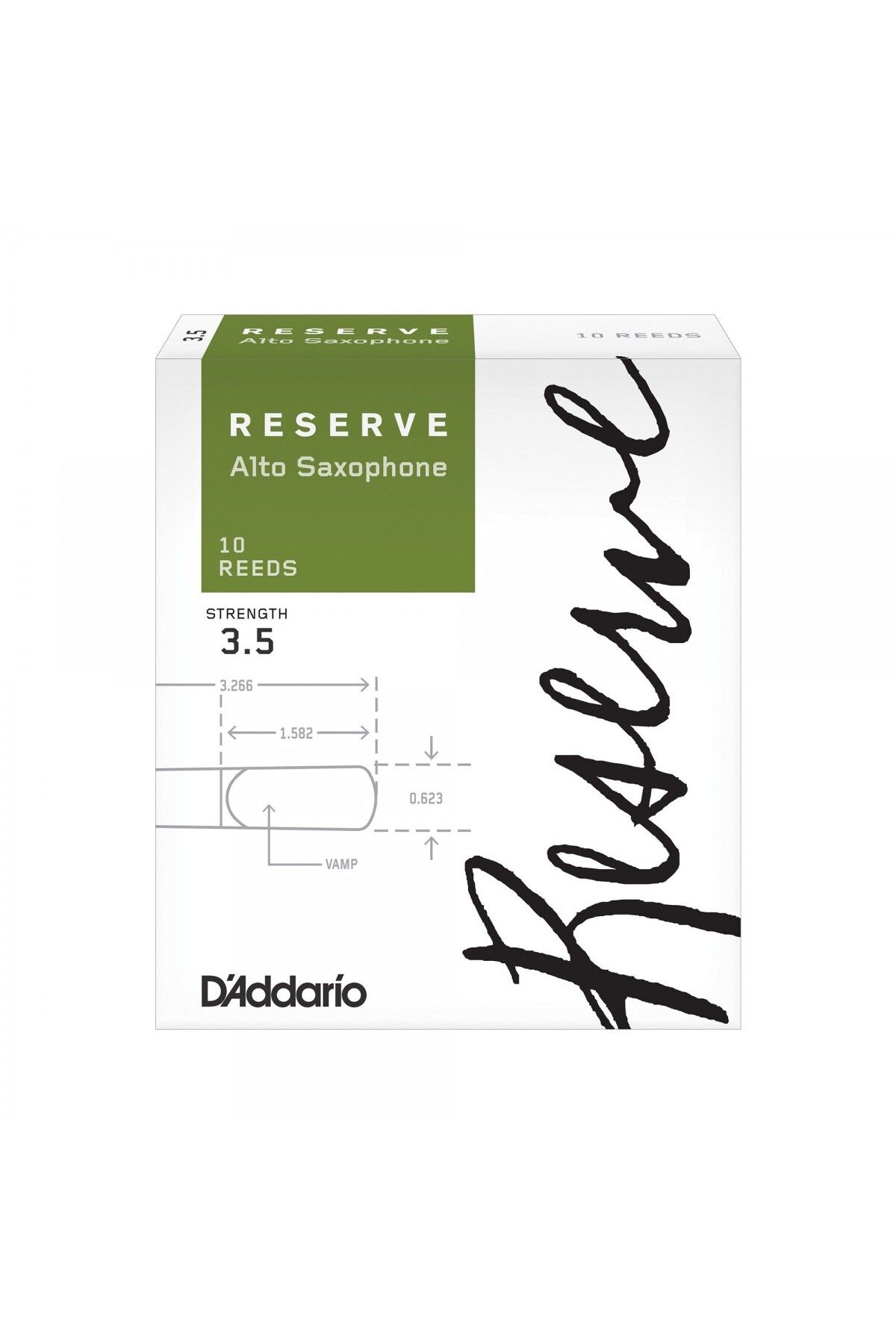 Daddario D'Addario Woodwinds Reserve DJR1035 Alto Saksafon Kamışı No:3.5