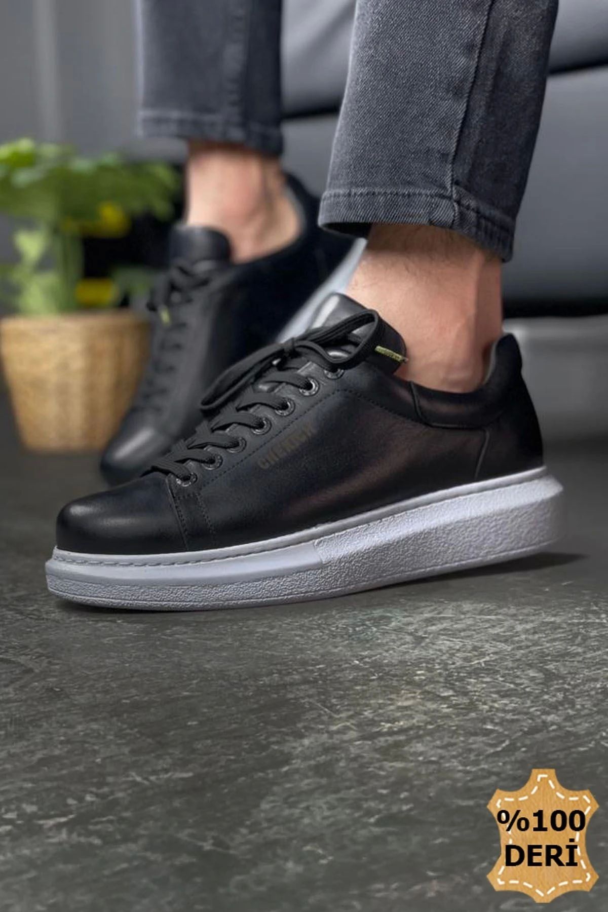 OurStyles CH257 DBT Estrella Deri Erkek Ayakkabı SIYAH