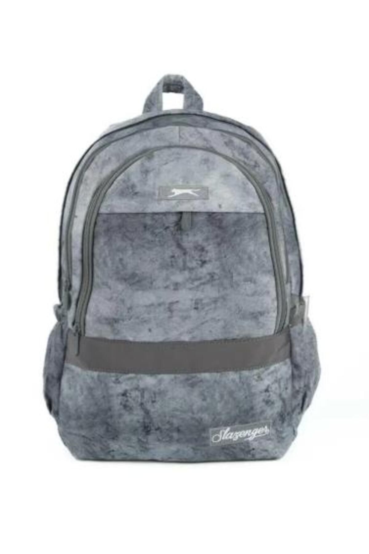 Me Çanta Slazenger Toria Paraşüt Kumaş Gri Okul Sırt Çantası 23208