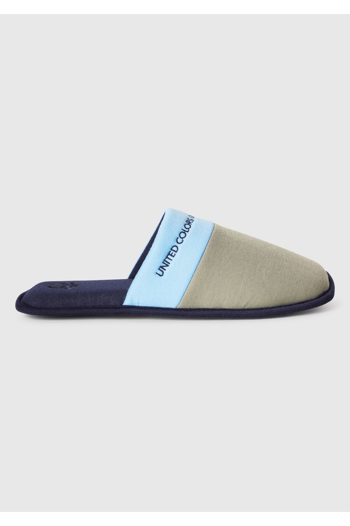 United Colors of Benetton Unisex Lacivert Mix Logo Baskılı Çok Renkli Ev Terliği