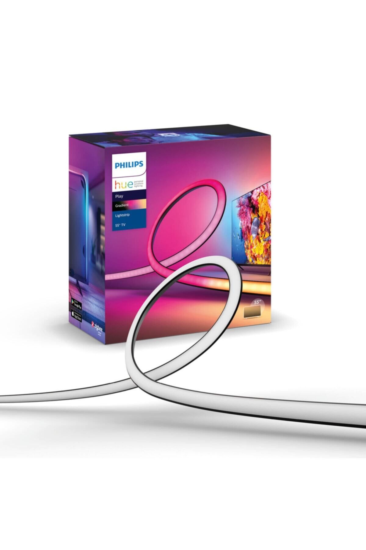 Techno Stock Hue Lightstrip Gradient TV 55" Akıllı Led Şerit