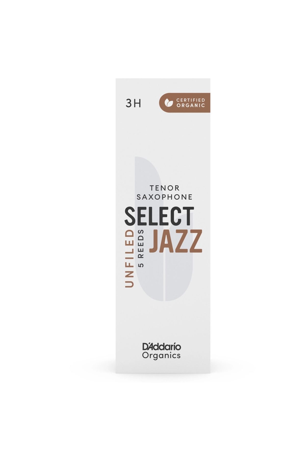 Daddario D'Addario Woodwinds Organic Select Jazz Unfiled Tenor Saksafon Kamışı No:3 Hard