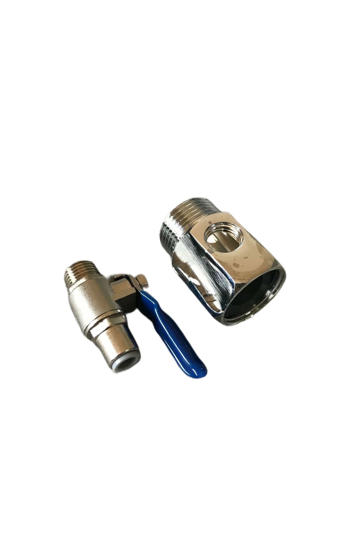 REVERSOSMOZARISU Su Arıtma Metal Hat Alma Aparatı 3/4'' + Küresel Vana 6 MM