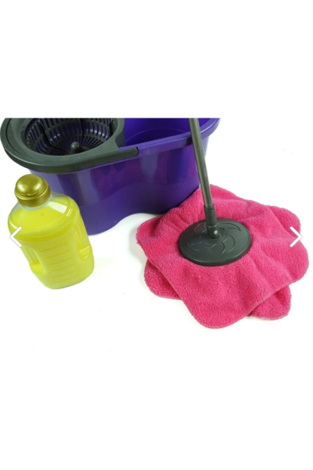Hierapolis Dönerli Mop Welsoft Yedek Başlık 35X35 Yedek Döner Paspas Ucu - İz Bırakmaz - Koku Yapmaz