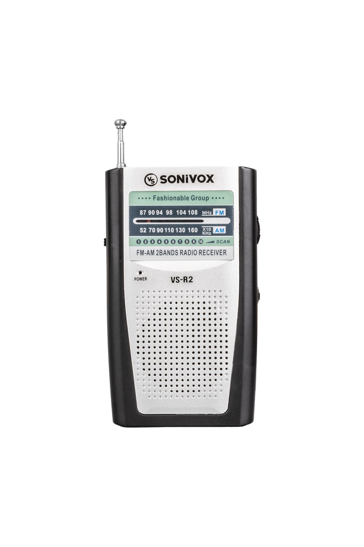 Zayla GÜMÜŞ RENK ANALOG RADYO VS-R2 (5165)