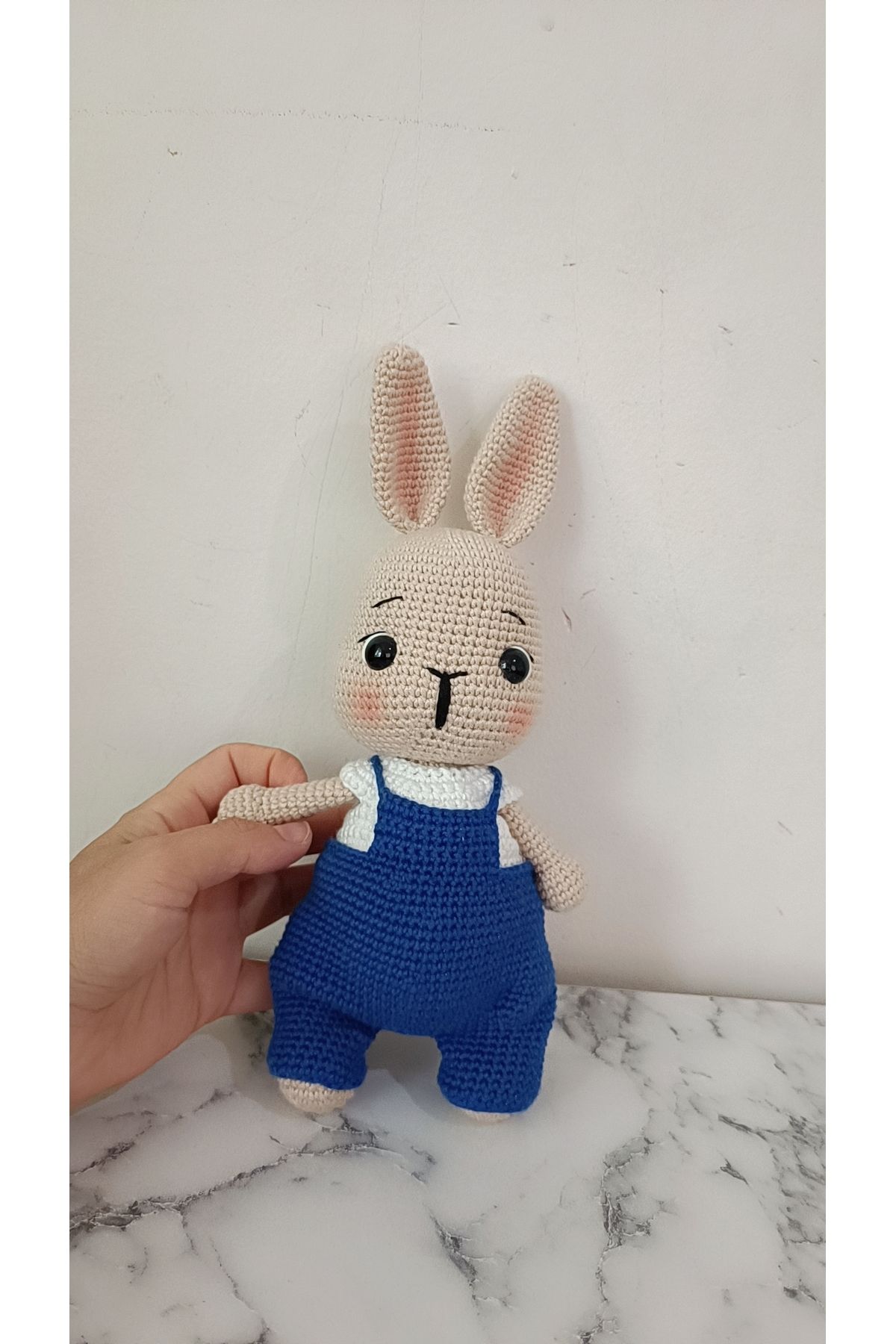 AYÇA ACUN Amigurumi bal yanak tavşan oyuncak