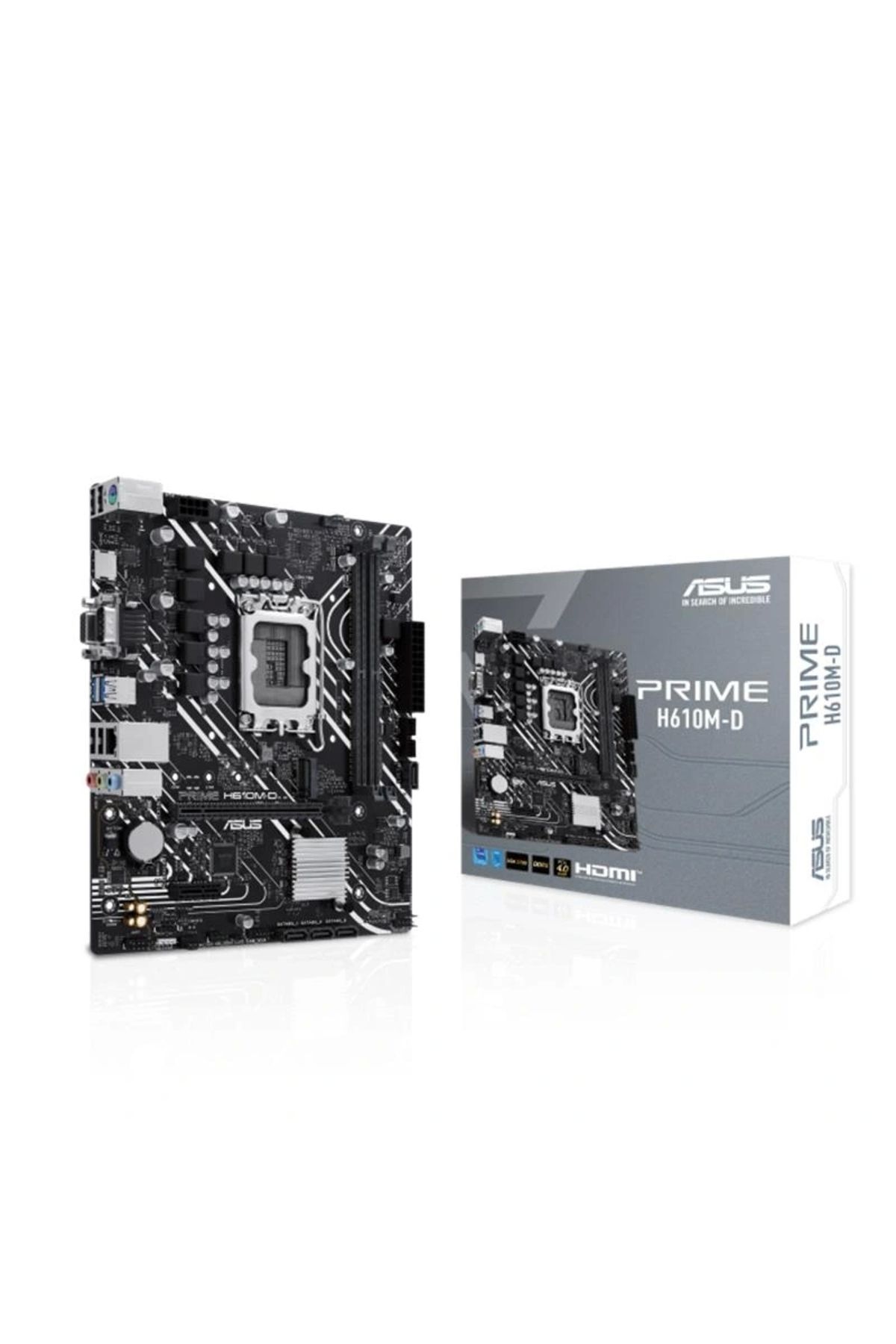 ShopNova ASUS PRIME H610M-D DDR5 5200MHZ(OC) 1XVGA 1XHDMI 1XM.2 USB 3.2 MATX 1700P (12. / 13. VE 14. NESİL İŞ