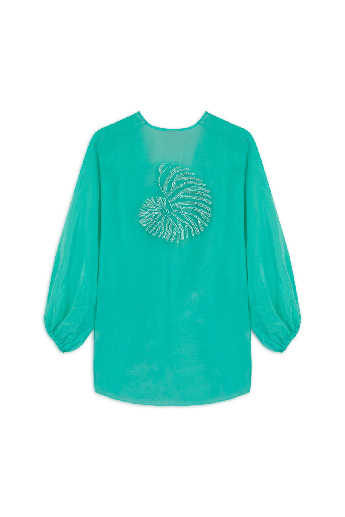 Nocturne-Bead Embroidered Shirt 6
