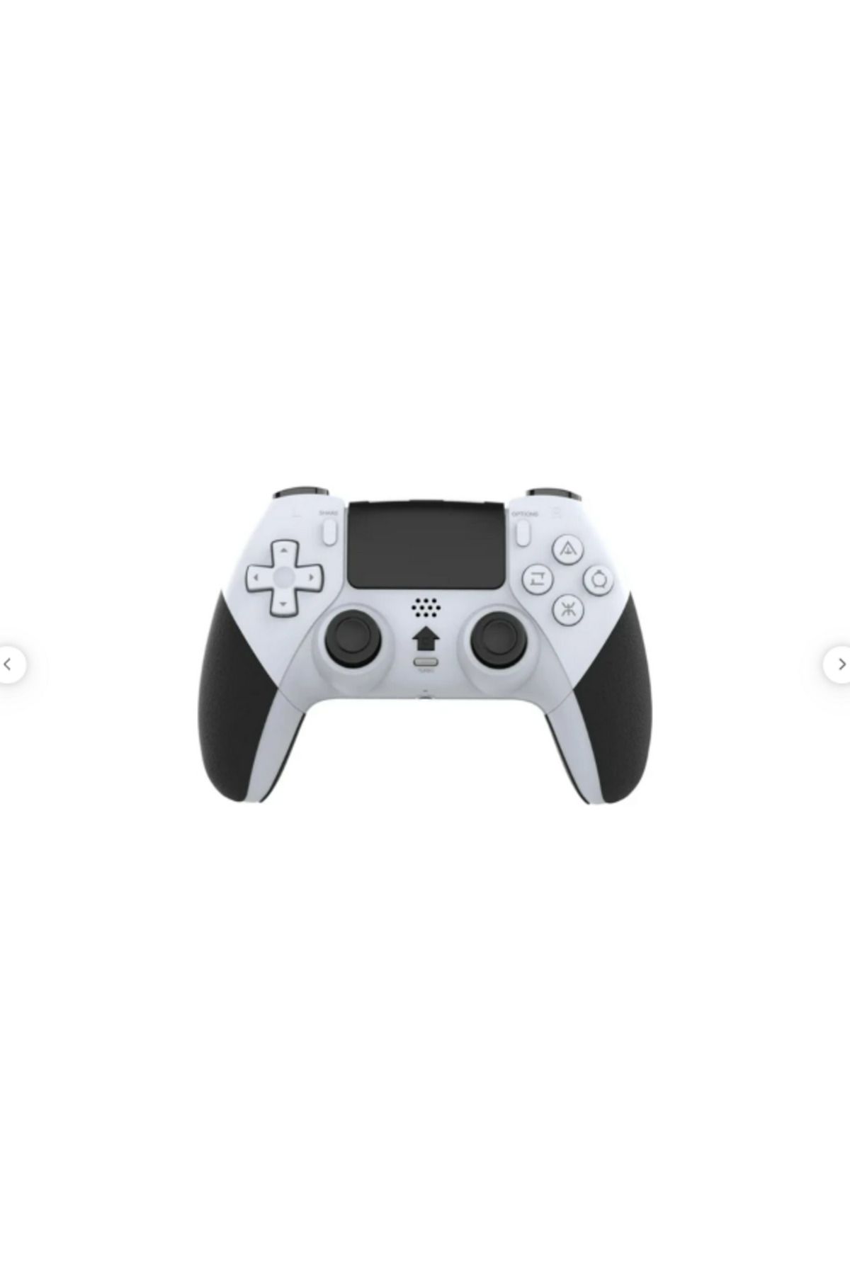 ONREZ T29-WHİTE-PS4 Gamepad, Bluetooth Kablosuz ve Kablolu Çift Motorlu, Dokunmatik Ekranlı 6 Eksenli