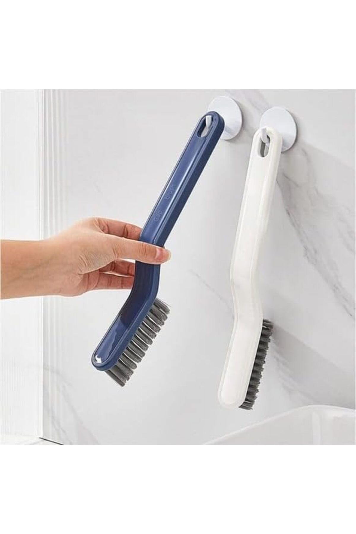 LUXE Mutfak Temizlik Fırçası Cımbızlı, Sökme Aparatlı Cımbızlı Banyo Temizlik Fırçası,Penc