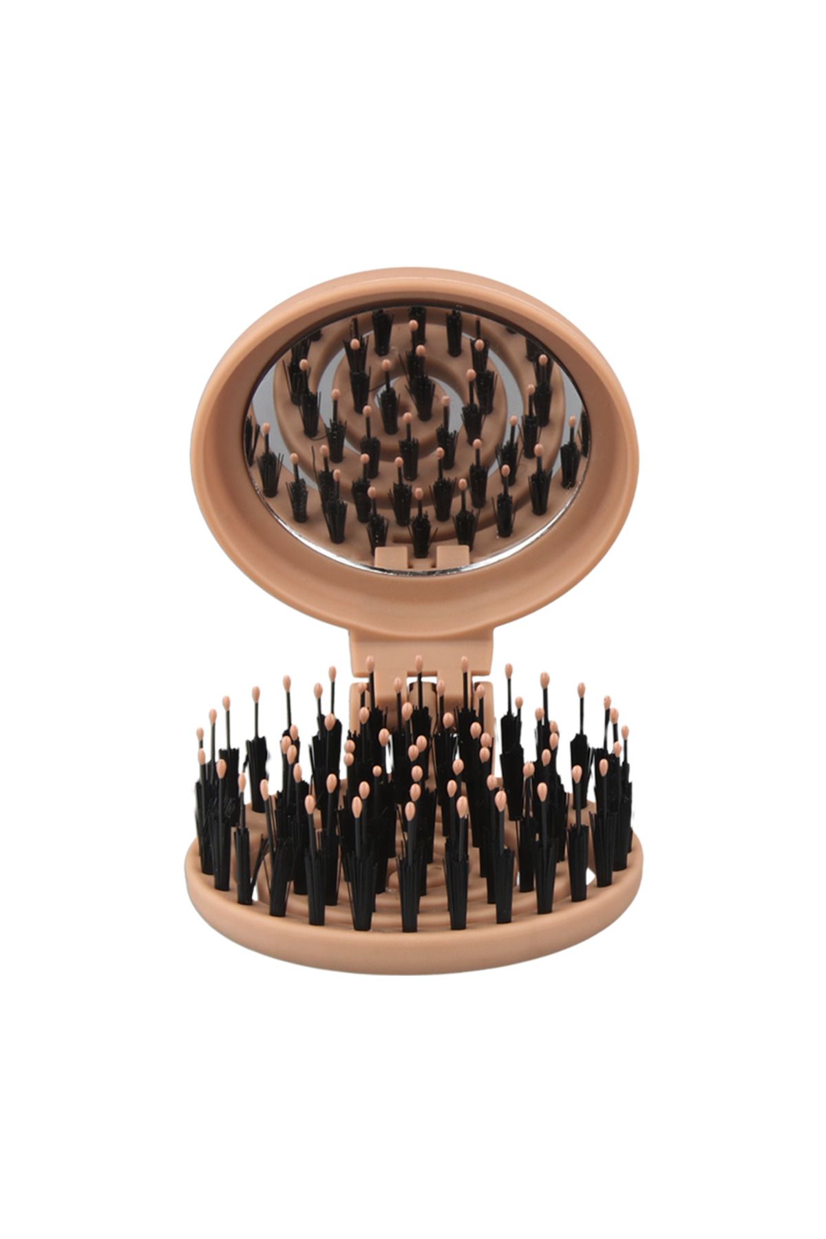 PROCO Beauty Makaron EXTENSION-Üç Boyutlu 3D Esnek Aynalı Çanta Boy Saç Fırçası-KAYNAK SAÇLARA ÖZEL